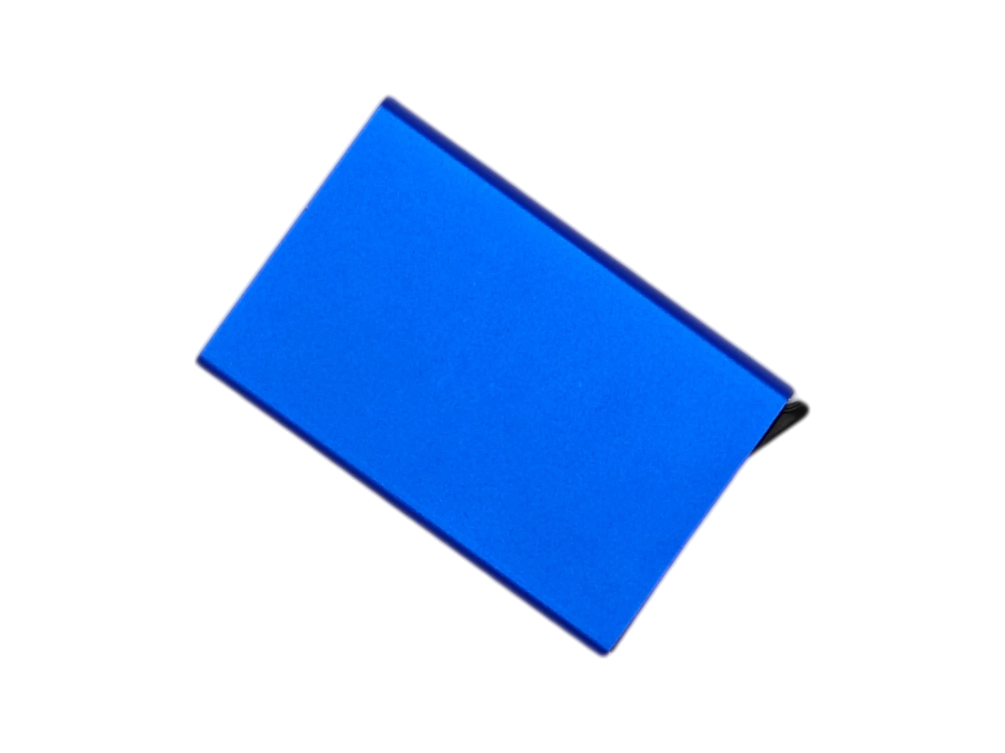 Royal Blue Slim Pop-Up Card Holder 2