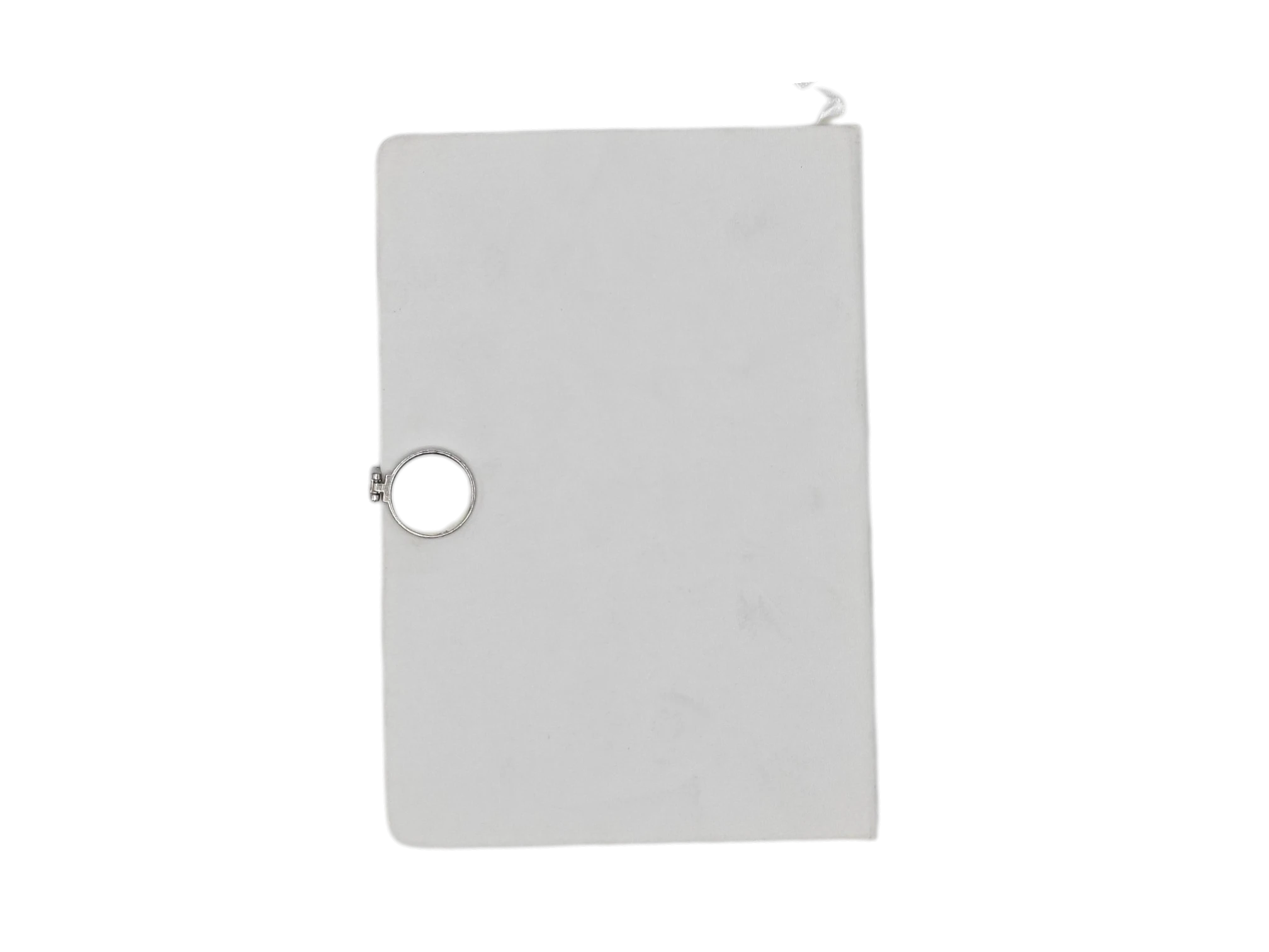 White Minimalist Notebook